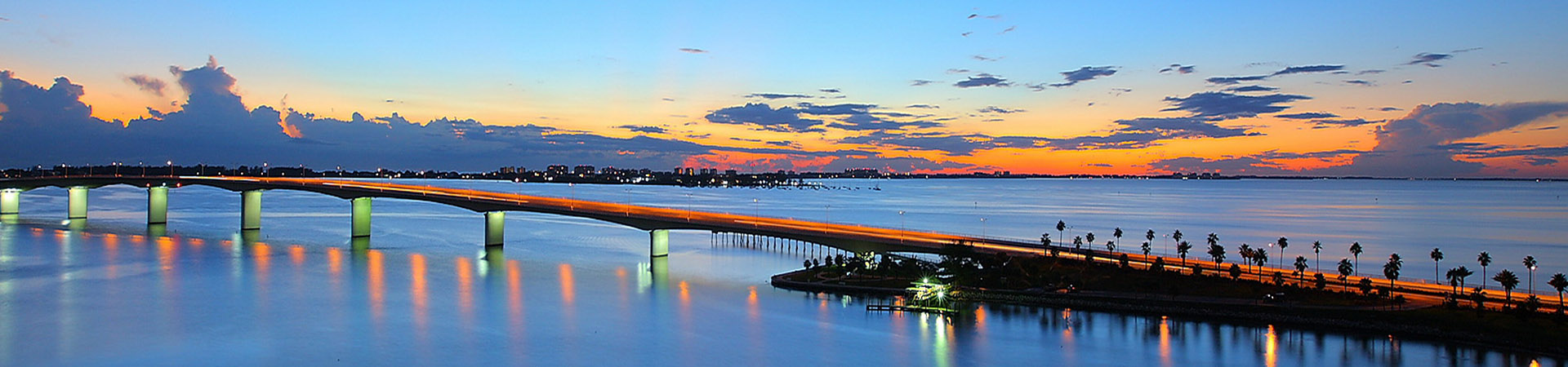 Sarasota bridge and skyline